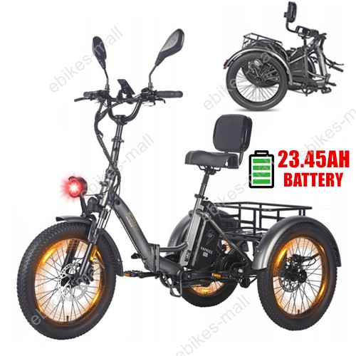 Folding electric tricycle - folding,